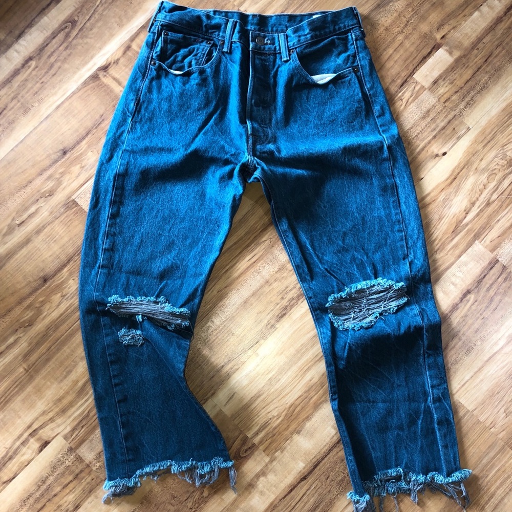Denim Distressed Jeans